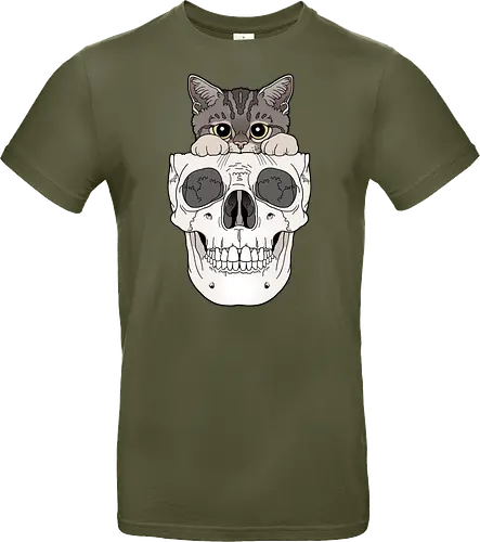 Tabby Kitty & Skull