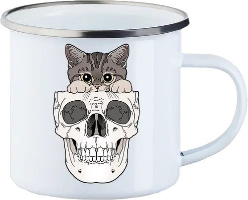 Tabby Kitty & Skull