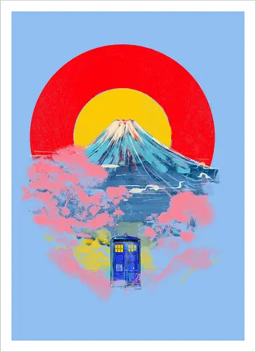 Blue box in Japan