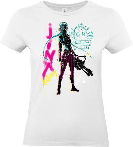 ArtCane V2 - arcane, anime, gaming, television, steam punk, retro, Gaming, Gaming - Standard T-Shirt (Women)