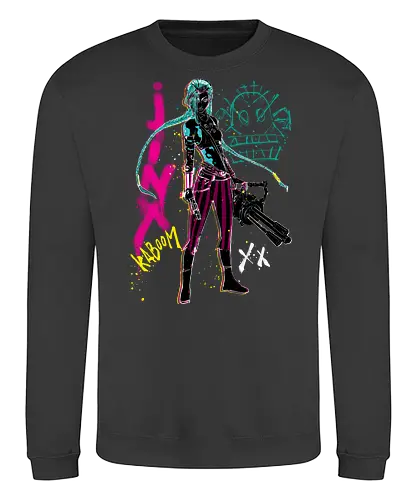 ArtCane V2 - arcane, anime, gaming, television, steam punk, retro, Gaming, Gaming - Sweatshirt