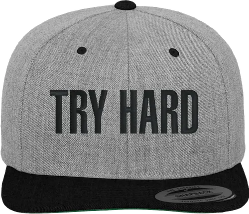 MarcelScorpion - Try Hard Cap Heather - youtube, youtuber, merchandise