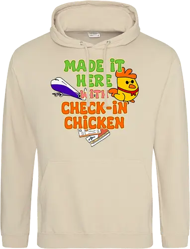 Made it Here with Check-In Chicken (Bin Dank Check-In Chicken Hier)
