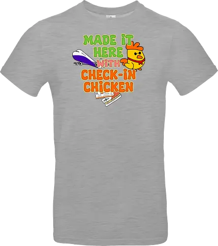 Made it Here with Check-In Chicken (Bin Dank Check-In Chicken Hier)