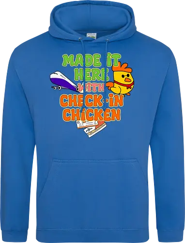 Made it Here with Check-In Chicken (Bin Dank Check-In Chicken Hier)