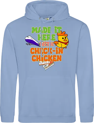 Made it Here with Check-In Chicken (Bin Dank Check-In Chicken Hier)