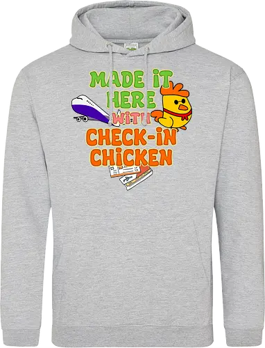 Made it Here with Check-In Chicken (Bin Dank Check-In Chicken Hier)