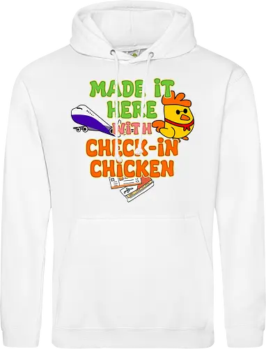 Made it Here with Check-In Chicken (Bin Dank Check-In Chicken Hier)