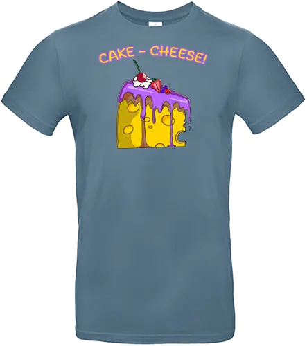 Cake-Cheese! (Kuchen Käse) - Kuchen Käse, Käsekuchen, Käsehumor, süße Leckereien, Foodie Spaß, originelles Design, lustige Kunst, Dessertliebhaber, Humor für Foodies, süßer Spaß, Naschkatzen, kreatives Essen, lustige Designs, Käseliebhaber, Essenstrends, skurriler Humor, originelle Geschenkidee, Liebhaber süßer Snacks, Kuchenfans, Käsewitz, cheese cake, cheese - Standard T-Shirt