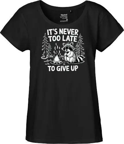 It's never too late to give up