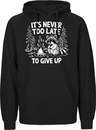 It's never too late to give up