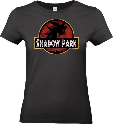 shadow park  - hedgehog, shadow, cool, animal, game, retro, classic, vintage, movie, runner, darkness - Standard T-Shirt (Women)