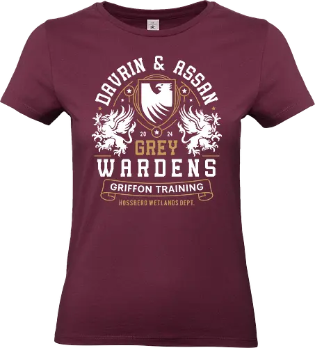 Davrin And Assan Emblem - dragon, veilguard, video game, gaming, gamer, emmrich volkarin, rook, manfred, lucanis, bellara lutare, neve gallus, rpg, inquisition, grey wardens - Standard T-Shirt (Women)