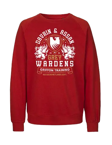 Davrin And Assan Emblem - dragon, veilguard, video game, gaming, gamer, emmrich volkarin, rook, manfred, lucanis, bellara lutare, neve gallus, rpg, inquisition, grey wardens - Fairtrade Sweatshirt
