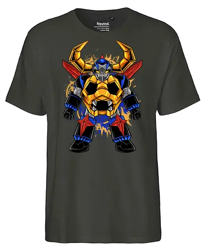 gaiking chibi  - robot, transformation, mechanics, superhero, gaiking, kaiju, japanese - Fairtrade T-Shirt