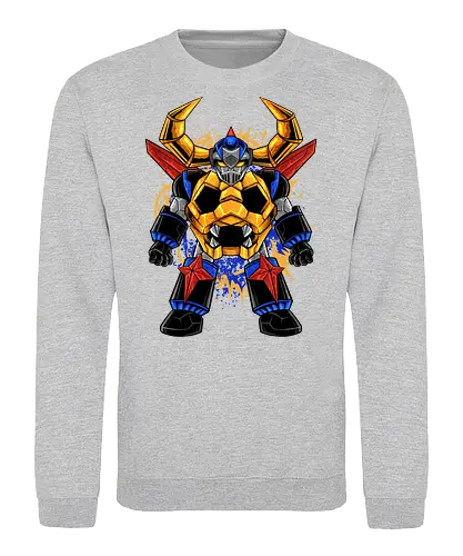 gaiking chibi  - robot, transformation, mechanics, superhero, gaiking, kaiju, japanese - Sweatshirt