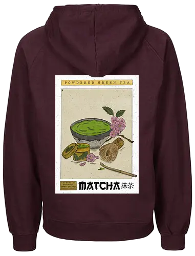 Vintage Matcha  - Japan, Matcha, Matchalover, Japanese Tea, Tea - Fairtrade Hoodie