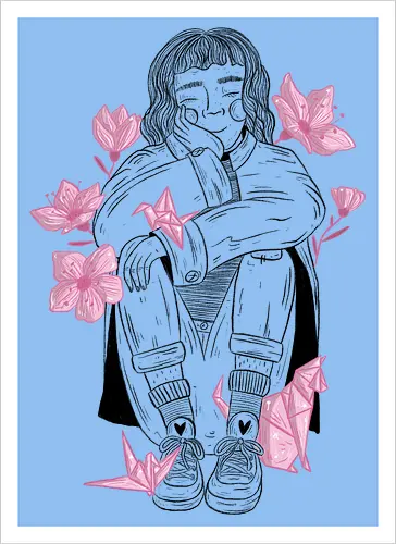 Sakura Girl - FrontPrint