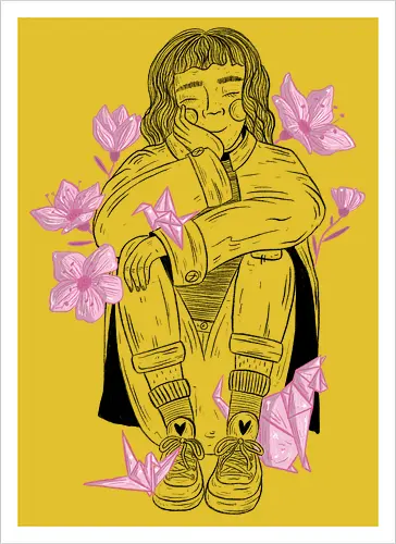 Sakura Girl - FrontPrint
