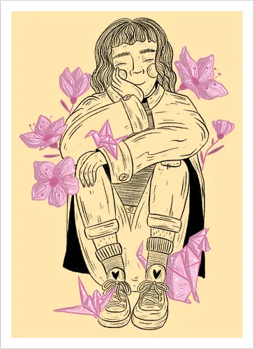 Sakura Girl - FrontPrint
