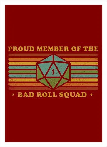 RPG Vintage - Proud Member Bad Roll