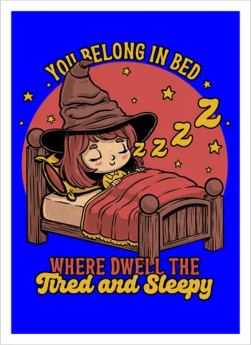 Witch Sleeping in Bed
