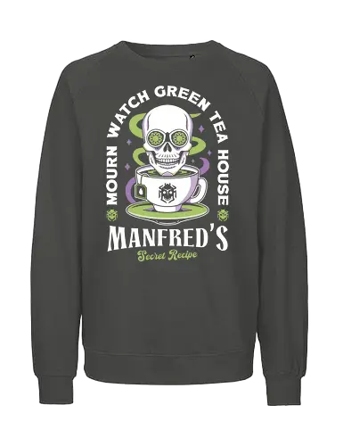 Mourn Watch Green Tea - dragon, gamer, gaming, video game, inquisition, Manfred, rook, rpg, bellara lutare, emmrich volkarin, lucanis, lyrium dagger, neve gallus, viel guard, vielguard - Fairtrade Sweatshirt