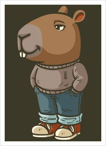 Stay Chill Like A Capybara