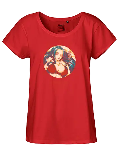 Vivi - vivi, Pirate, straw hat pirates, mugiwara, nami, robin, mellorine, waifu, sexy anime, anime girl, waifu material, pop art, anime, pirates, manga, otaku, weeb, vintage, retro design, anime princess, sexy pirate - Fairtrade Girl Shirt
