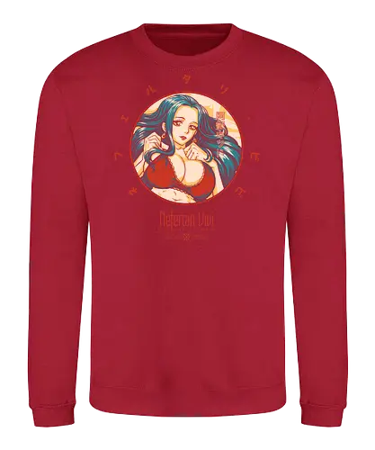 Vivi - vivi, Pirate, straw hat pirates, mugiwara, nami, robin, mellorine, waifu, sexy anime, anime girl, waifu material, pop art, anime, pirates, manga, otaku, weeb, vintage, retro design, anime princess, sexy pirate - Sweatshirt