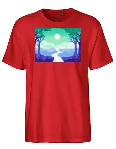 Schwule Pride Landschaft - schwul, gay, mlm, pride, landschaft, subtle pride - Fairtrade T-Shirt