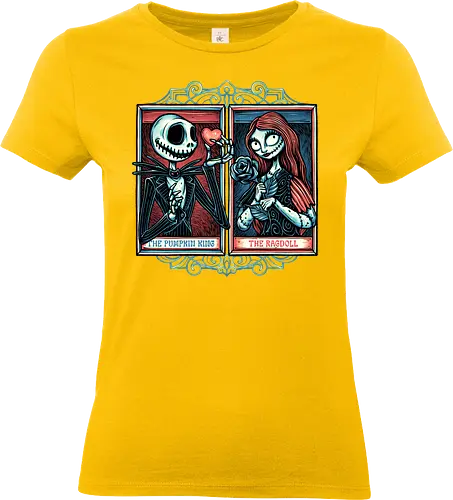 Skeleton Romance - Valentine’s Day, heart, love, horror, romance, film, movie, animation, skeleton - Standard T-Shirt (Women)