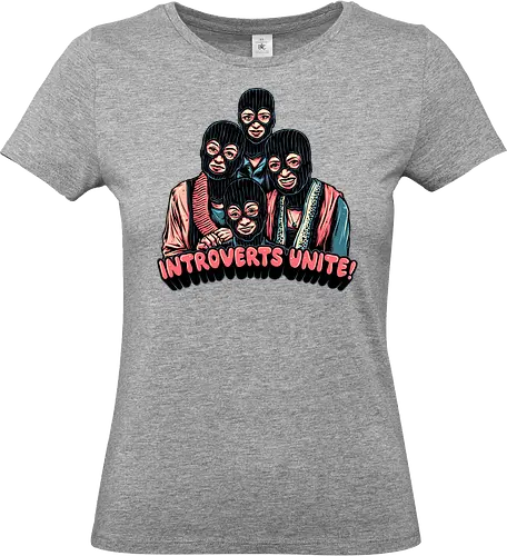 Introverts Unite - Funny, humor, sitcom, tv show, classic, retro - Standard T-Shirt (Women)