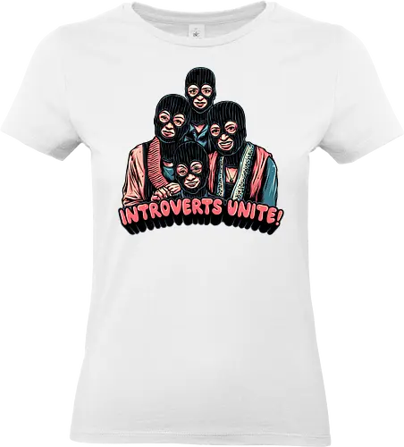 Introverts Unite - Funny, humor, sitcom, tv show, classic, retro - Standard T-Shirt (Women)