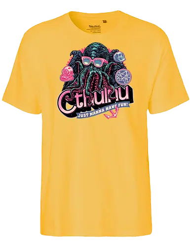 Creatures from the deep - Fictional, octopus, myth, monster, books, horror - Fairtrade T-Shirt
