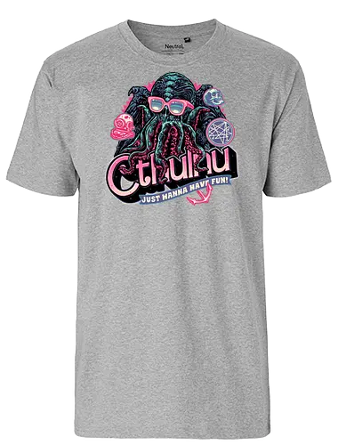 Creatures from the deep - Fictional, octopus, myth, monster, books, horror - Fairtrade T-Shirt