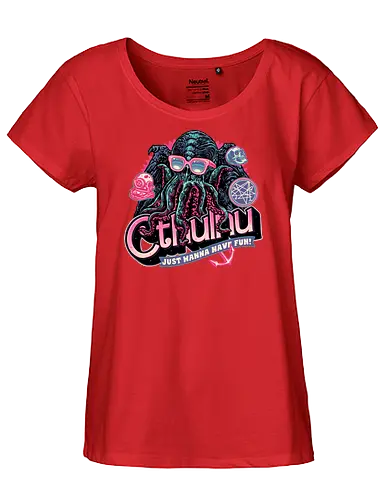 Creatures from the deep - Fictional, octopus, myth, monster, books, horror - Fairtrade Girl Shirt