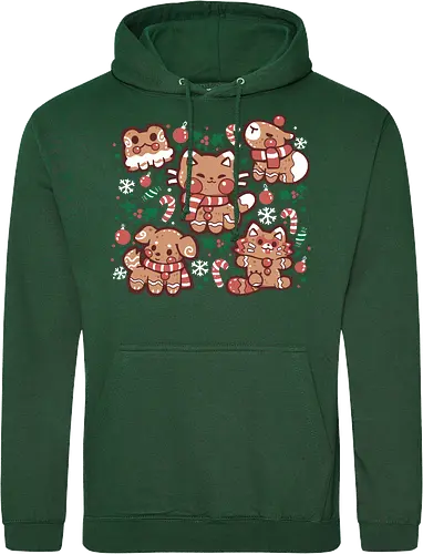 Festive Gingerbread Animals