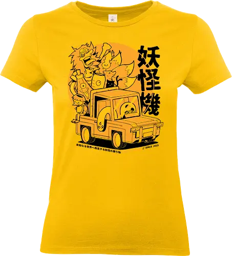 Yokai Driver - anime, manga, animation, funny, chibi, cute, kawaii - Standard T-Shirt (Women)