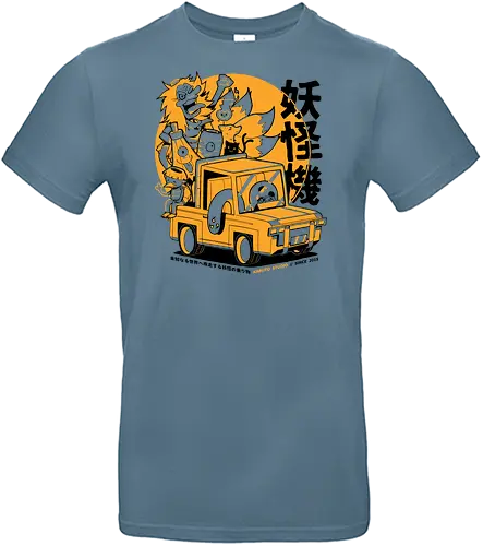 Yokai Driver - anime, manga, animation, funny, chibi, cute, kawaii - Standard T-Shirt