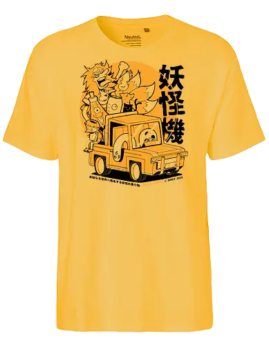 Yokai Driver - anime, manga, animation, funny, chibi, cute, kawaii - Fairtrade T-Shirt