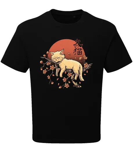 Sleeping Cat on Sakura