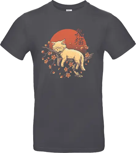 Sleeping Cat on Sakura