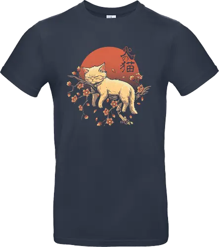 Sleeping Cat on Sakura