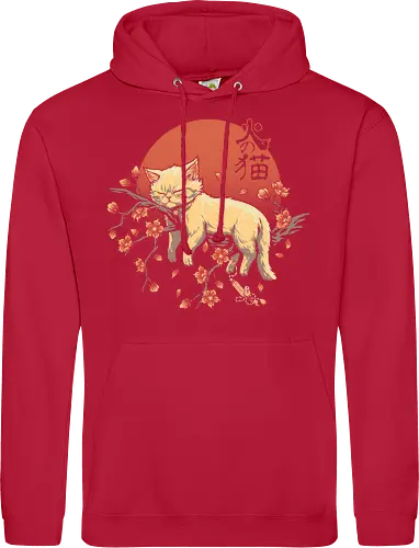 Sleeping Cat on Sakura