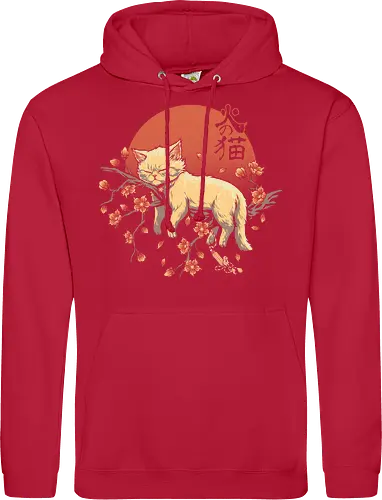 Sleeping Cat on Sakura