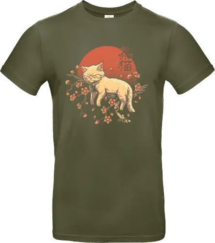 Sleeping Cat on Sakura