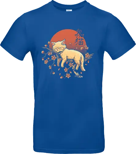 Sleeping Cat on Sakura