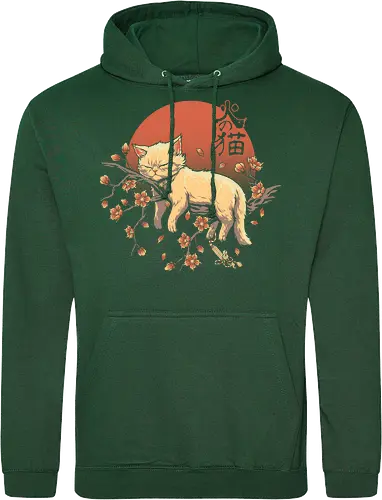 Sleeping Cat on Sakura