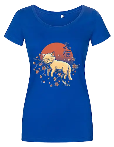 Sleeping Cat on Sakura